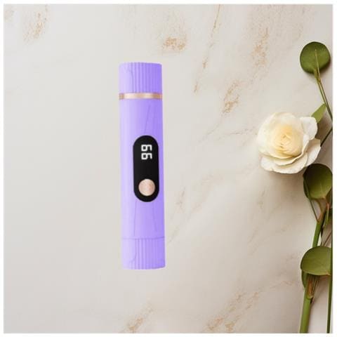 Epilatore Elettrico Con Display Digitale - Rasoio A Doppio Anello Flottante 3d Purple - Foto 4