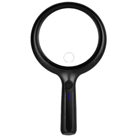Lente D'ingrandimento Portatile 28x/56x Con 24 Luci Led - Lente D'ingrandimento Illuminata Per Lettura Black - Foto 2