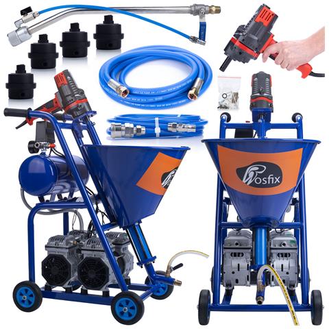 Agitatore Per Intonaco Blue Dragon Bd57 - 5700w, 25l /min, 22mpa | Doppio Compressore, Serbatoio 25l, Portatile - Foto 1