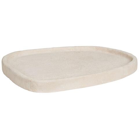 Vassoio Hn29-bianco-cemento-30x35x3 Cm - Foto 2