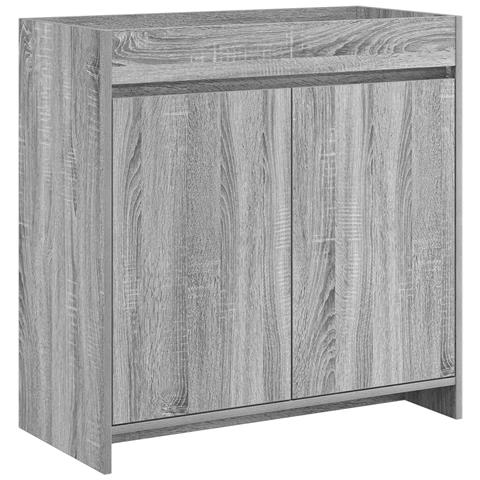 Mobiletto da Bagno Sotto Lavabo Sonoma grigio - Foto 1