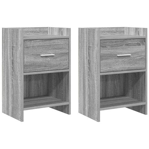 Comodini 2 pcs Sonoma grigio 40 x 30 x 60 cm - Foto 1