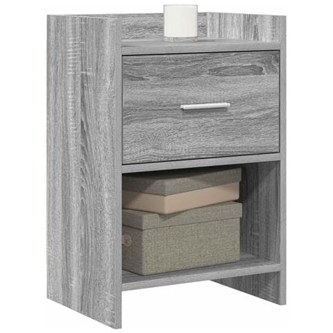 Comodini 2 pcs Sonoma grigio 40 x 30 x 60 cm - Foto 2