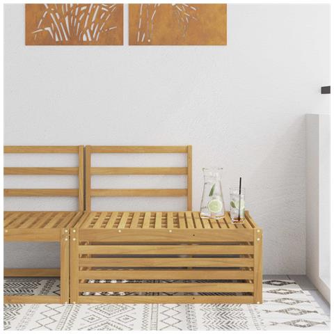 Set di divani da esterno Bianco 91 x 63 x 73 cm - Foto 2