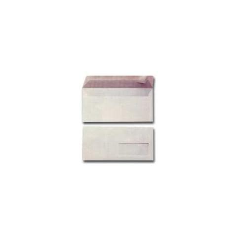 25 buste bianche 110x230mm c / finestra 90gr edera strip - Foto 1