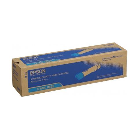 C13S050662 Toner Originale Ciano per Epson AL-C500DHN Capacità 7500 Pagine - Foto 2
