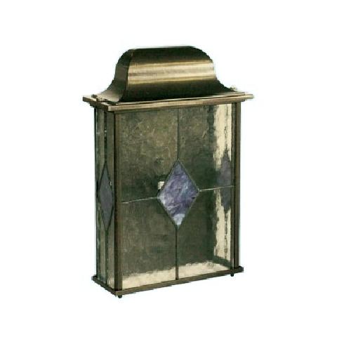 Lanterna per esterno in alluminio finitura bronzo pz 6 - Foto 1