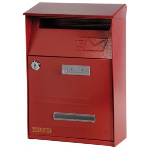 Cassetta postale in acciaio verniciato rosso mod. Signal - Foto 6