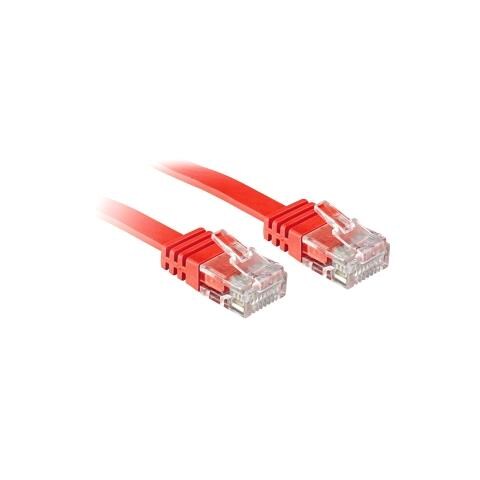 Cavo di Rete Flat U / UTP Cat6 Rosso 2m - Foto 2