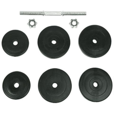 Set Manubri Con Dischi Gommati 15 Kg - Foto 2