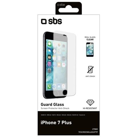 Screen Protector, effetto vetro ultra resistente per iPhone 7 plus - SBS  - Foto 1