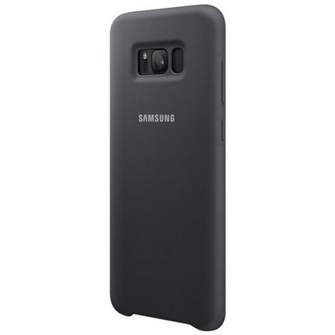 Cover in Silicone Galaxy S8+ Grigio Scuro - Foto 14