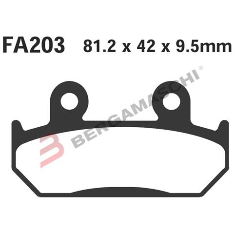 B1r R1220300 Pastiglie Honda Cbr 600 -94ant. Fa203 - Foto 1