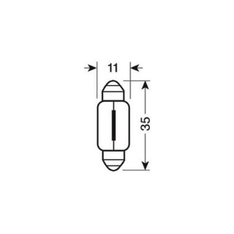 Cp. lamp. tubol. C5w 5w Sv8,5 - Foto 2