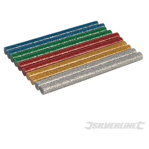 Mini Stecche Di Colla Con Glitter Per Decoratura Su Carta Vetro 10 Pz - Foto 1