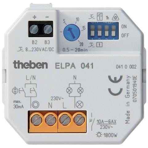 Relè Temporizzatore Luci Scale Ad Incasso 8 V Dc / ac, 12 V Dc / ac, 24 V Dc / ac, 110 V Dc / ac, 230 V Dc / ac - Foto 1