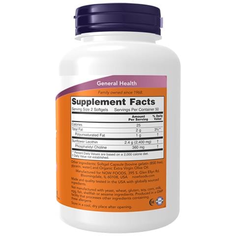Lecitina Di Girasole 1200 Mg 200 Capsule Morbide - Foto 5