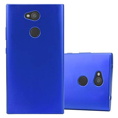 Custodia Compatibile Con Sony Xperia L2 In Blu Metallico - Coperchio Protettivo In Silicone Tpu Flessibile - Foto 1