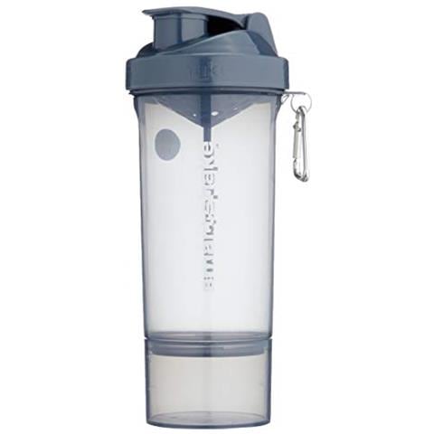 Slim, Shaker Per Cibo E Bevande Nutrizionali Unisex Adulto, Stormy Grey, Taglia Unica - Foto 1