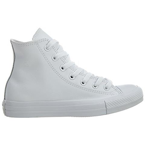 Converse All Star Hi Leather, Sneaker Unisex - Adulto, Bianco, 39 Eu - Foto 2