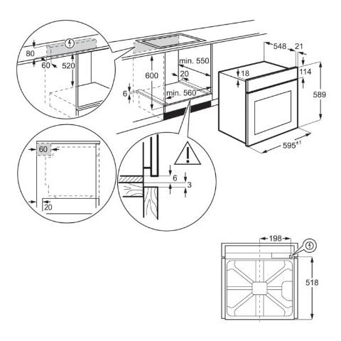 Forno Elettrico da Incasso Serie 700 KOCBH30X Capacità 72 L Multifunzione Ventilato Potenza 2990 W Colore Acciaio Inox - Foto 9