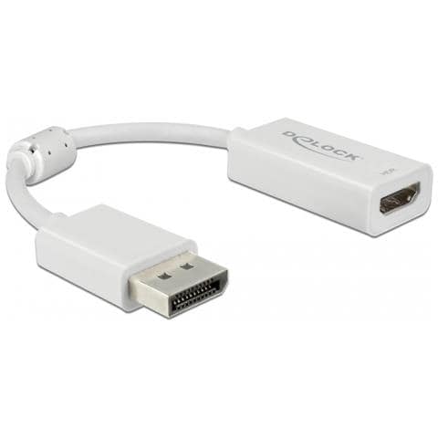 63936 cavo di interfaccia e adattatore DisplayPort HDMI Bianco - Foto 1