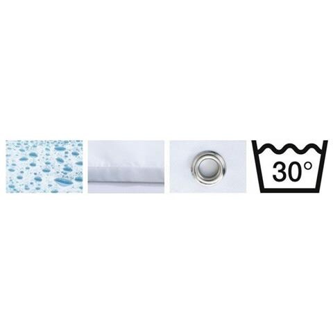 Tenda Da Doccia, Tessile, Colore Beige, 180x200 Cm, Venko - Foto 7