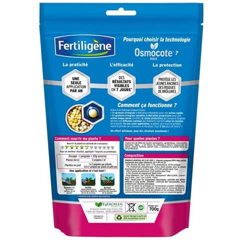 Osmocote Max Concime A Lunga Tenuta Rose E Arbusti Fioriti 700g - Foto 1