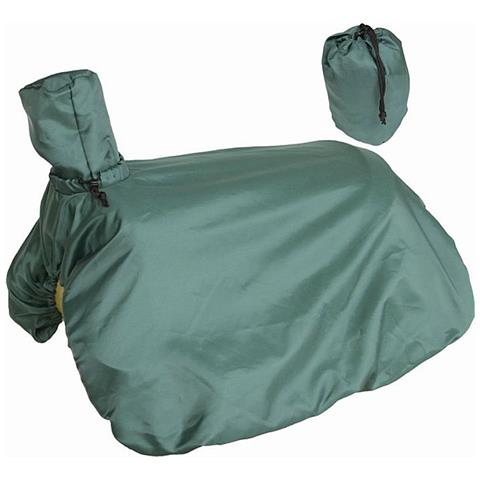 Coprisella Per Sella Western In Nylon Idrorepellente Richiudibile Su Se Stesso In Un Comodo Sacchetto Con Coulisse Verde (07)  - Foto 1
