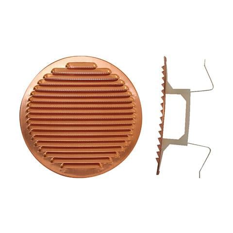 Bocchetta Aerazione Rame Tonda + Molle - Foto 1