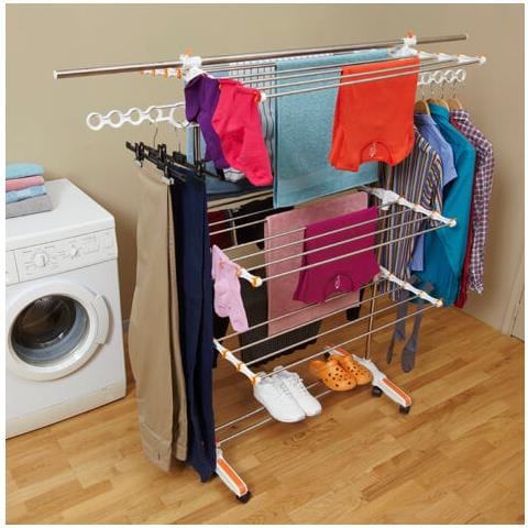 Asciugatrice Innovativa - Teleshopping - Arancione - Adulto - Grucce / Scarpe / Lenzuola - Foto 2