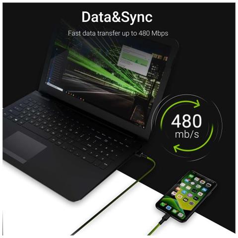 KABGC05 cavo Lightning 1,2 m Nero - Foto 3