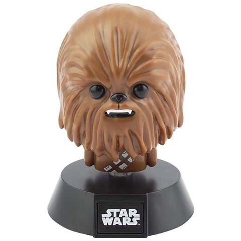 Star Wars - Disney - Chewbacca - Lampada - Lamp - Light - Icona - Led - Usb - Batterie - 11 Cm - Pvc - Foto 1