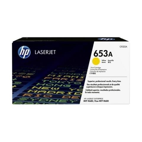 TONER CARTRIDGE 653A YELLOW CONTRACT LASERJET - Foto 1