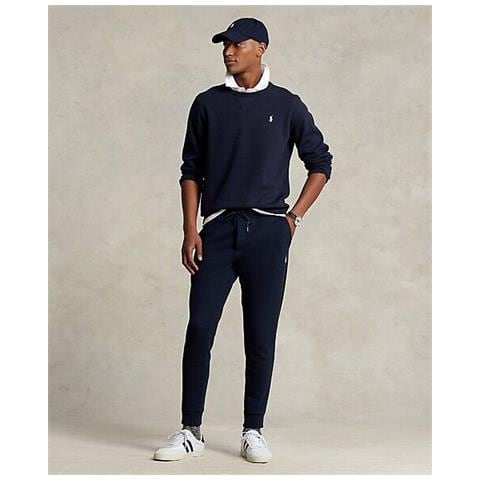 Felpa Ralph Lauren Uomo 100% Cotone Felpa Classica Girocollo Con Logo Ricamato Tg S - Foto 1