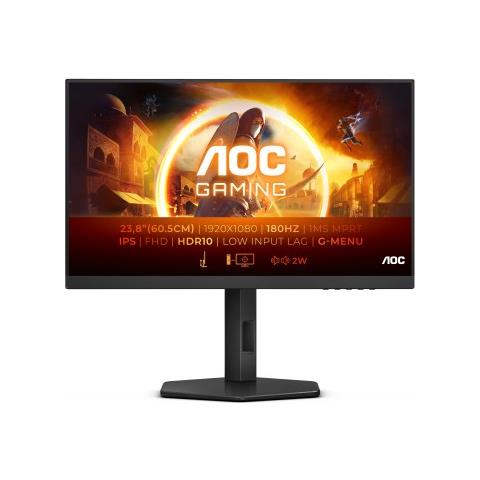 Monitor 23.8" LED IPS Gaming 24G4X Full-HD 1920 x 1080 Pixel Tempo di Risposta 0.5 ms Frequenza di Aggiornamento 180 (Hz) - Foto 1