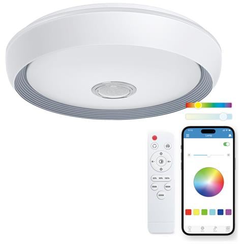 Plafoniera Led Glory 58,3 W 3000k - 6500k 6200 Lm 47 X 9,5 Cm - Foto 1