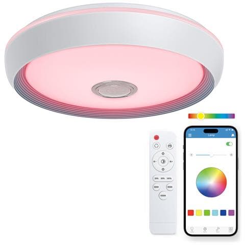 Plafoniera Led Glory 58,3 W 3000k - 6500k 6200 Lm 47 X 9,5 Cm - Foto 7