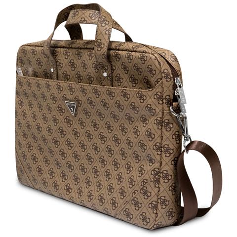Borsa Porta Pc Per Computer Portatile 16'' Hot Stamp, Marrone - Foto 2