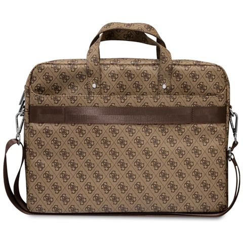 Borsa Porta Pc Per Computer Portatile 16'' Hot Stamp, Marrone - Foto 3