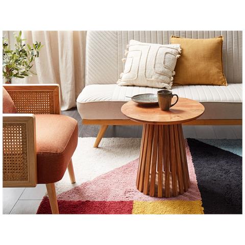 Tavolino Da Caffè Mesilla Legno D'acacia Marrone - Foto 1