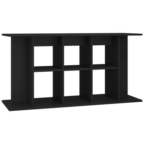 Supporto per Acquario 120x40x60 cm in Legno Multistrato Nero - Foto 1