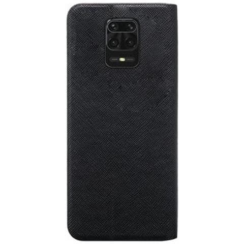 Custodia Per Xiaomi Redmi Note 9 Folio Con Portacarte E Supporto Video, Nero - Foto 2