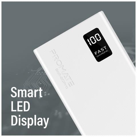 Power Bank Bolt-20pro 20000mah Ricarica Simultanea Di 3 Dispositivi 10w 2x Usb-a 1x Usb-c Bianco - Foto 8