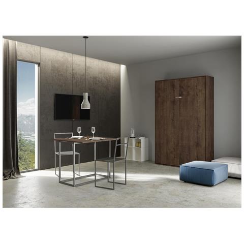 Letto 140 Kentaro Verticale A Scomparsa Noce - Foto 3