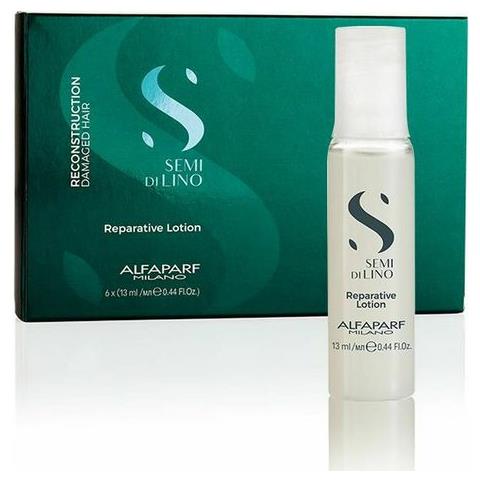 Semi Di Lino Reconstruction Reparative Lotion 6x13ml - Trattamento In Fiale Ricostruttivo Capelli Danneggiati - Foto 1