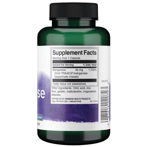 Albion Manganese 40 Mg 180 Capsule - Foto 2