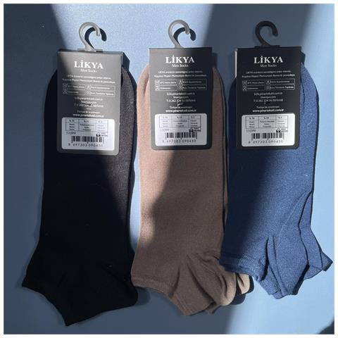 Calzini Da Uomo, Piedi, 6 Paia - 3 Colori, Taglia 40-44 - Foto 3