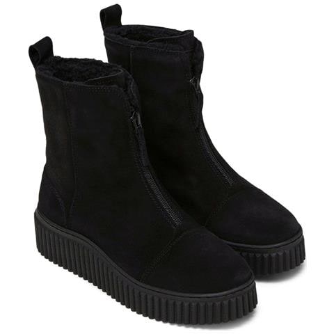 Mo.biancan38b Booties Stivaletti Pelle Scamosciata /nabuk Scarpe Donna Nero Eu 38, 410-16066007-300 990 - Foto 2