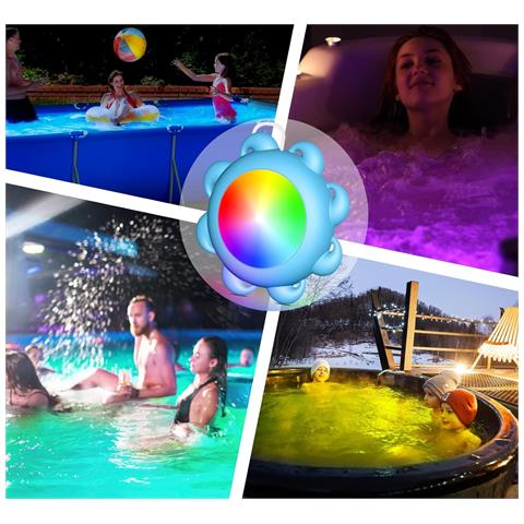 Illuminazione Led Per Piscine Fuori Terra, Cavo Di 10m, Risparmia Energia E Stile - Foto 2